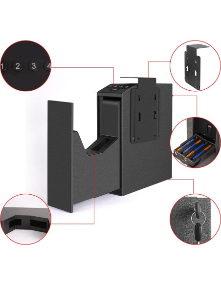 Caja Fuerte Digital LANGGER V para Pistolas 6.25 kg