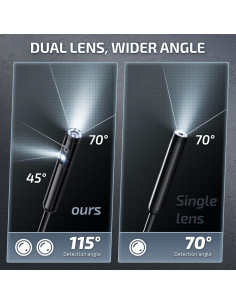 Cámara Endoscópica Elecshion 1920P con Luz LED 5M IP67 2