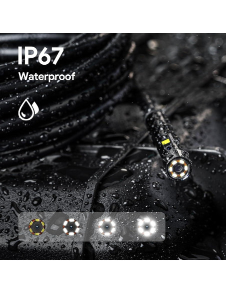 Cámara Endoscópica DEPSTECH DS590 5" 1080P Doble Lente 5.03m