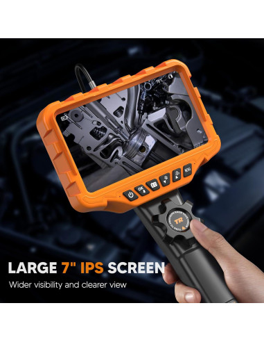 Endoscopio Articulado Bidireccional TURN RAISE 7" HD IP67