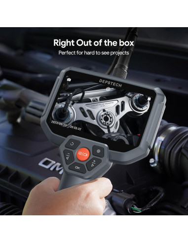 Cámara Endoscópica DEPSTECH DS590 5" 1080P Doble Lente 5.03m