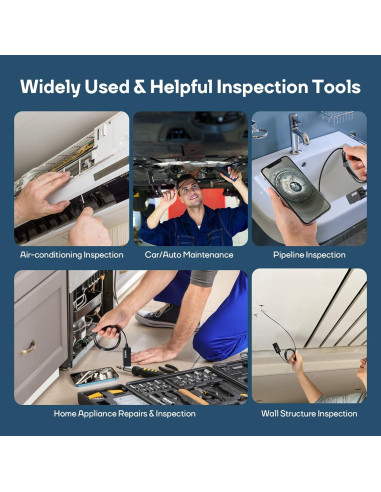 Cámara Endoscópica Inalámbrica NIDAGE 3.9mm 1080P HD IP67