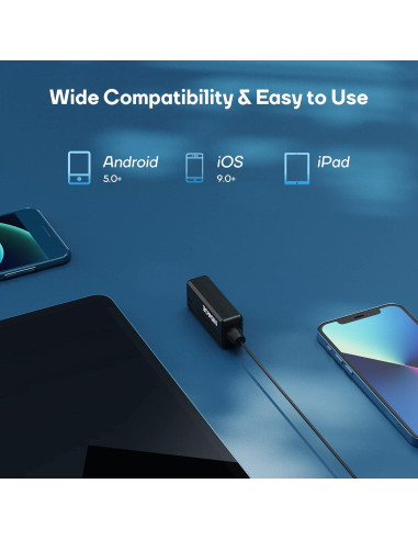 Cámara Endoscópica Inalámbrica NIDAGE 3.9mm 1080P HD IP67