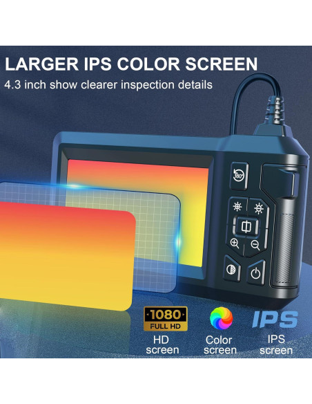 Cámara Endoscópica COOVIE HD 1080P con Luz LED 5m