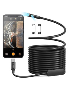 Endoscopio Doble Lente Anykit 5,03 m HD 1080P Impermeable