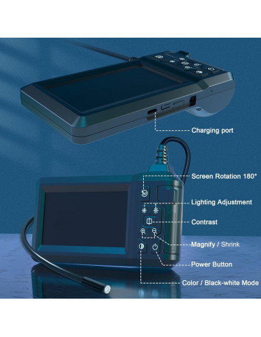 Cámara Endoscópica COOVIE HD 1080P con Luz LED 5m