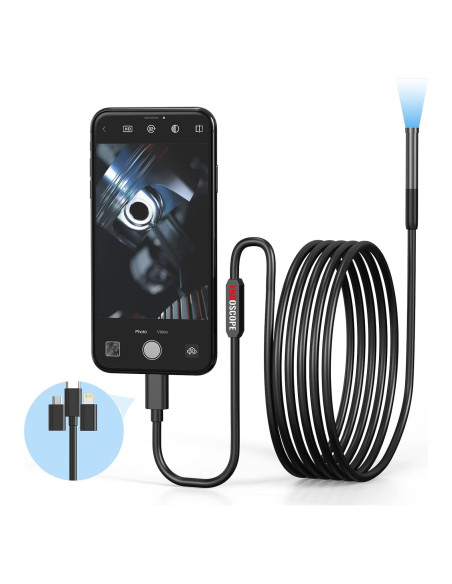 Cámara Endoscópica SIBOST W300-01 con Luz LED 2,99 m