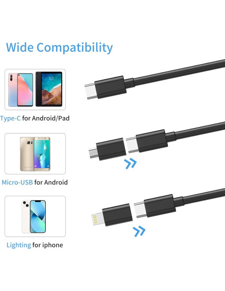 Cámara Endoscópica SIBOST W300-01 con Luz LED 2,99 m
