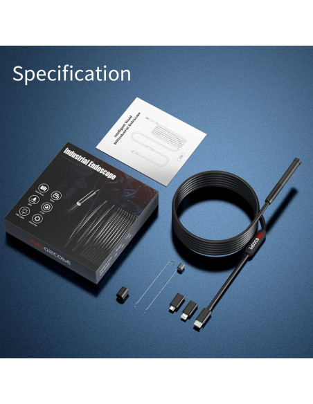 Cámara Endoscópica SIBOST W300-01 con Luz LED 2,99 m