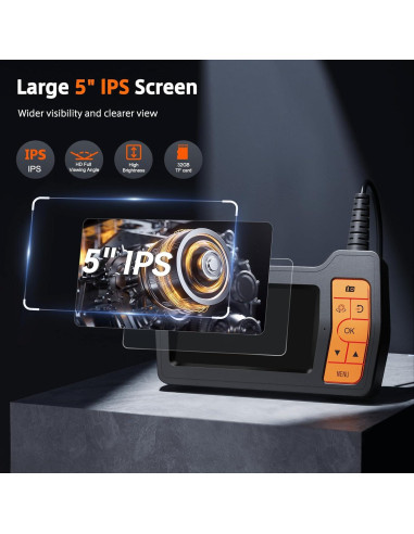 Cámara de Inspección TURN RAISE 15,24m IP67 Pantalla 5"