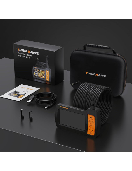 Cámara de Inspección TURN RAISE 15,24m IP67 Pantalla 5"