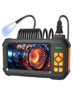 Borescopio Binazon 5m HD con Luz LED y Pantalla 4.3"