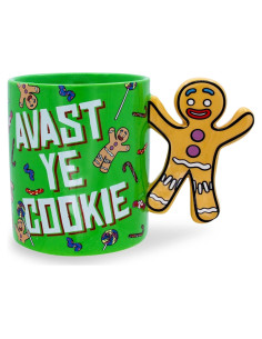 Taza de cerámica Hombre de Jengibre Shrek Silver Buffalo 567g