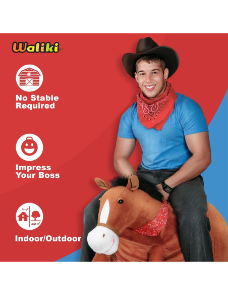 Bola Saltarina WALIKI Caballo para Adultos 13-101 años