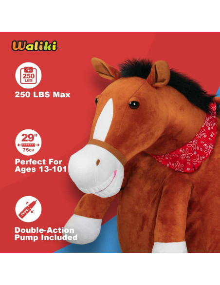 Bola Saltarina WALIKI Caballo para Adultos 13-101 años