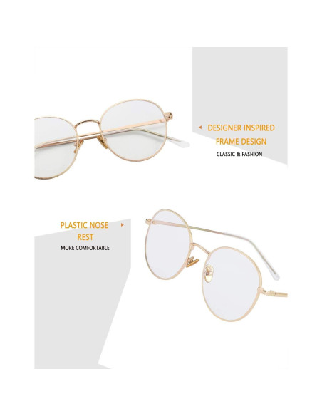 Gafas de Luz Azul Kursan Unisex con Montura Metálica 50mm