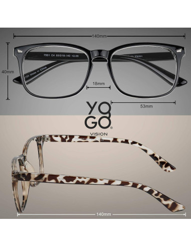 Gafas Yogo Vision Anti Luz Azul para Fatiga Visual