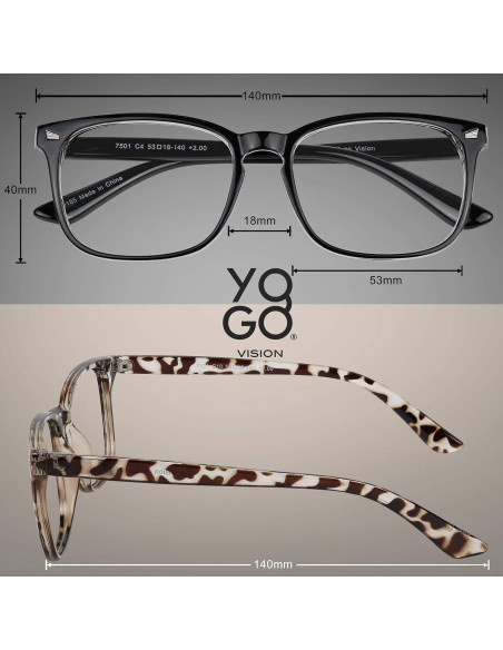 Gafas Yogo Vision Anti Luz Azul para Fatiga Visual