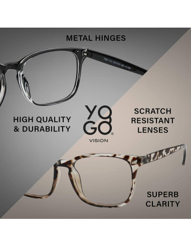 Gafas Yogo Vision Anti Luz Azul para Fatiga Visual