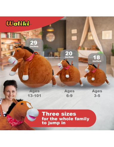 Bola Saltarina WALIKI Caballo para Adultos 13-101 años