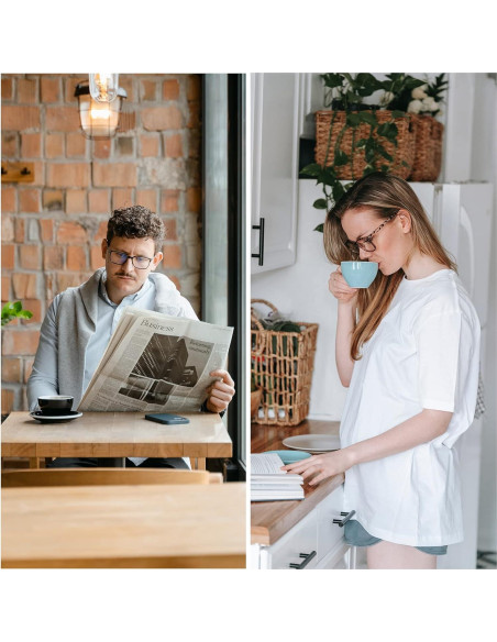 Gafas bloqueadoras luz azul Minlen cuadradas transparentes