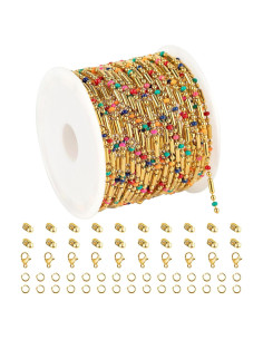 Cadena de Joyería 4 Metros UMAOKANG Acero Inoxidable Baño de Oro