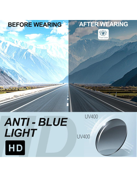 Gafas de sol deportivas COSMOING con lentes UV400 y 2 opciones