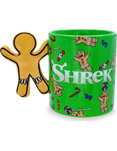 Taza de cerámica Hombre de Jengibre Shrek Silver Buffalo 567g 2