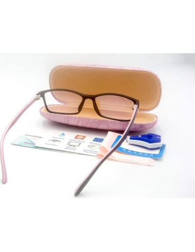 Gafas Anti Luz Azul Lena Gaga Modelo BD14037 Rosa