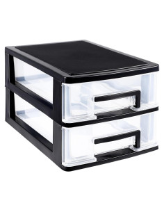 Organizador de Almacenamiento BESPORTBLE Doble Cajón 21x15 cm