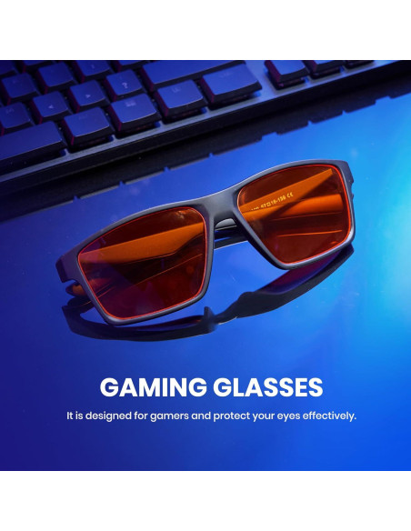 Gafas de Juego Cyxus 8303 con Lentes Anti Luz Azul y UV400