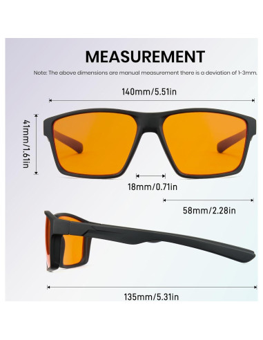 Gafas de Juego Cyxus 8303 con Lentes Anti Luz Azul y UV400