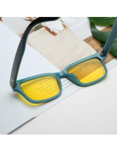Gafas de Visión Nocturna CARFIA Antirreflejo Lente Amarillo 2