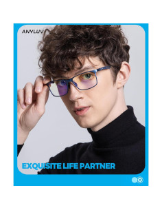 Gafas de Luz Azul ANYLUV A4556-N para Hombres y Mujeres 2