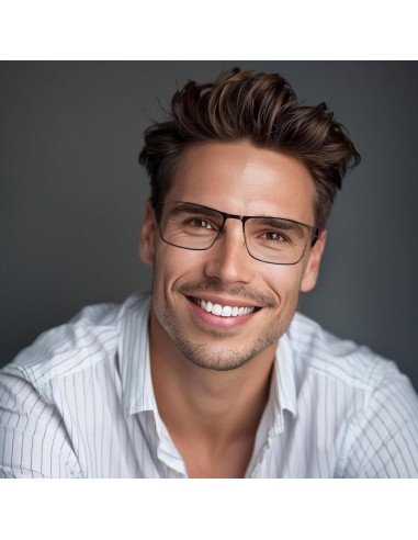 Gafas Anti Luz Azul YIMI para Hombres - Lentes Claros 45% Bloqueo