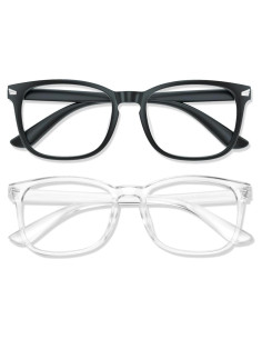 Gafas Anti Luz Azul WINTOO - 2 Pares Unisex, Protección UV400