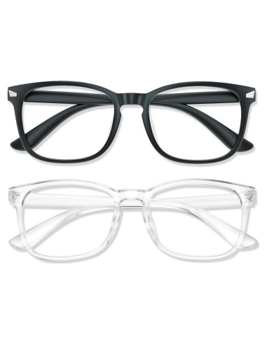 Gafas Anti Luz Azul WINTOO - 2 Pares Unisex, Protección UV400