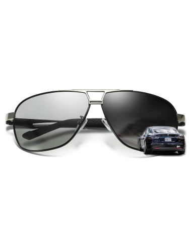 Gafas de sol fotocromáticas polarizadas YIMI UV400 para hombres y mujeres