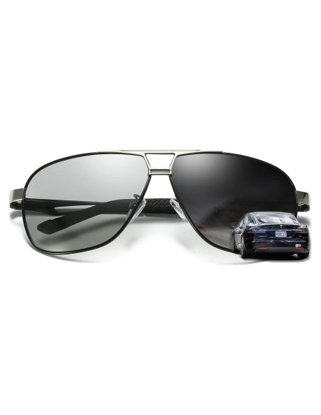 Gafas de sol fotocromáticas polarizadas YIMI UV400 para hombres y mujeres
