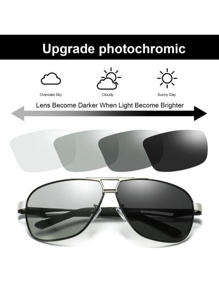 Gafas de sol fotocromáticas polarizadas YIMI UV400 para hombres y mujeres