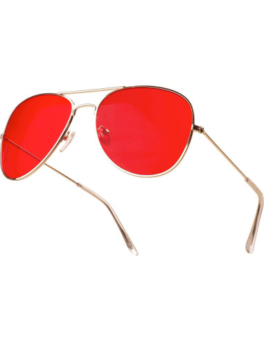 Gafas de sol Aviador SunnyPro Metal UV400 Lentes Tintadas 57mm