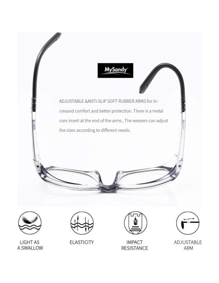 Gafas de Seguridad Antivaho Mysandy con Protectores Laterales