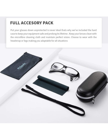 Gafas de Seguridad Antivaho Mysandy con Protectores Laterales