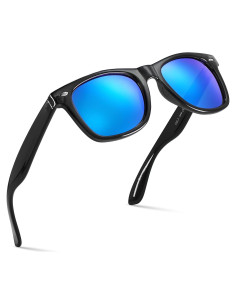 Gafas de sol retro Rewind translúcidas UV400 para hombres y mujeres