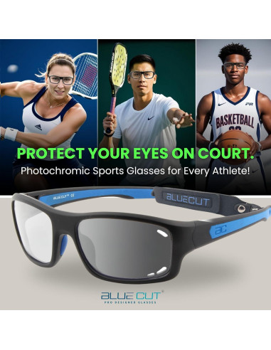 Gafas de Protección Deportiva BLUE CUT Fotocromáticas UV400