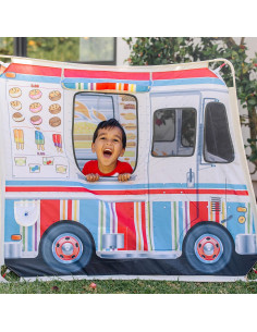 Carpa de Juego Melissa & Doug Doble Cara 121.92 cm - Barbacoa y Helados 2