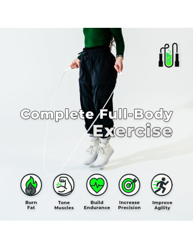 Cuerda de Saltar Ajustable Alchemist Athletics 3.05m PVC