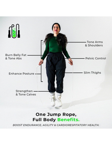 Cuerda de Saltar Ajustable Alchemist Athletics 3.05m PVC