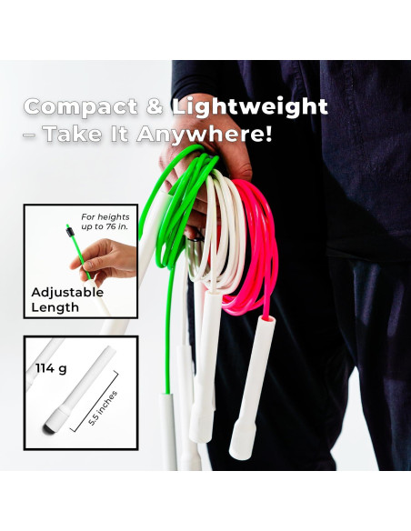 Cuerda de Saltar Ajustable Alchemist Athletics 3.05m PVC