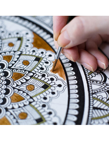 Set de Pinceles de Pintura Detalle Fino Nicpro 15 PCS